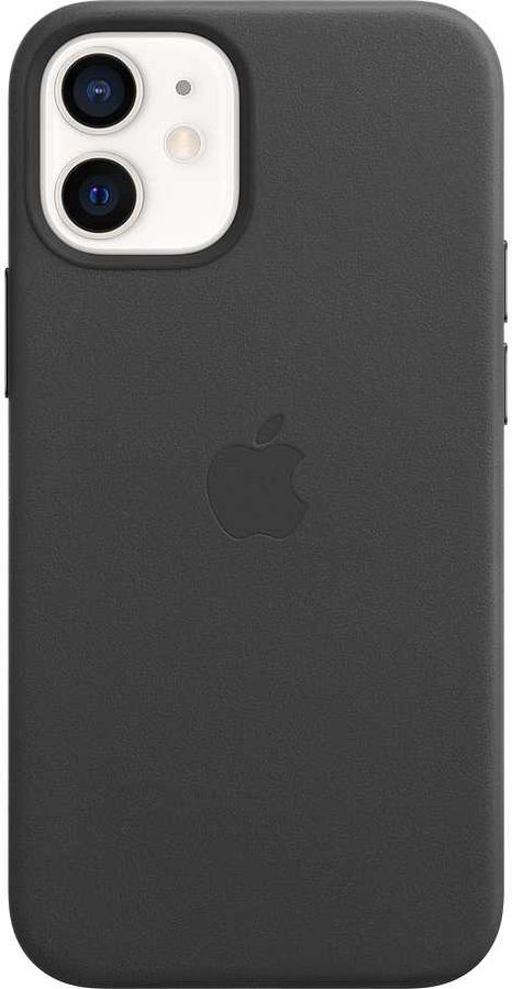 Чехол Leather Case magsafe для iPhone 12 Mini черный